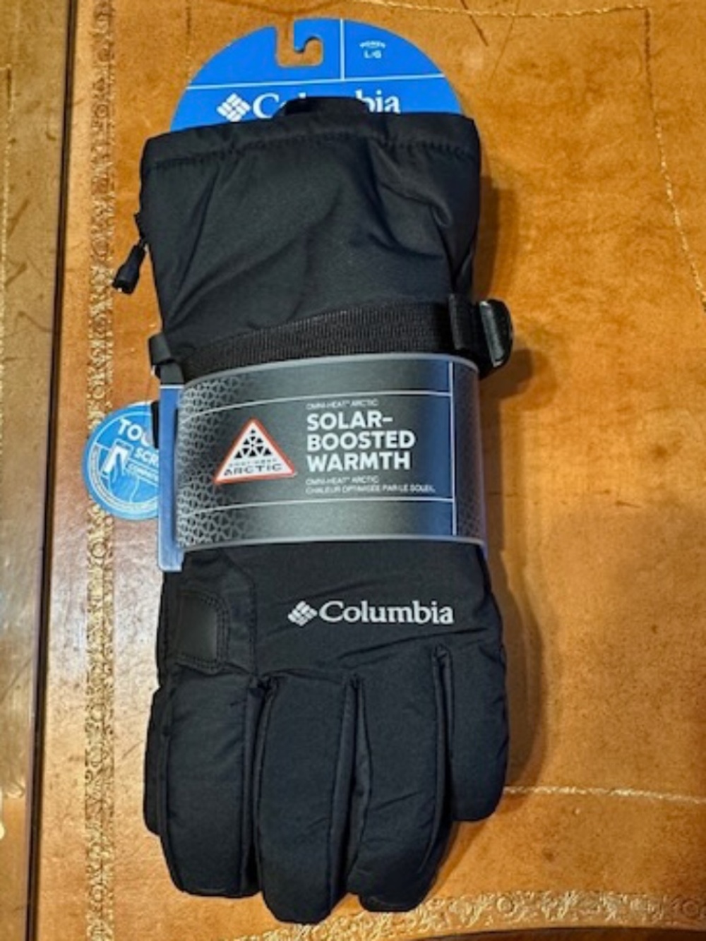NEW Columbia Women's Arctic Slope Seeker Gloves Black Size Large